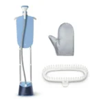 Philips 1000 Series Standing Garment Steamer 1600–1800W – 1.8L Removable Water Tank, Integrated Ironing Board