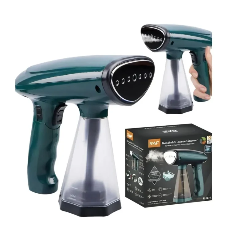 RAF R.1277 Handheld Garment Steamer Iron – 1600W, 200ml Water Tank, Foldable Handle