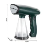 RAF R.1277 Handheld Garment Steamer Iron – 1600W, 200ml Water Tank, Foldable Handle