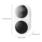 UV Toothbrush Sanitizer Case with Wall Mount, Rechargeable 1800mAh Electric Toothbrush Holder