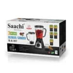 Saachi NL-BL-4417 3-in-1 1.5L Blender & Grinder 600W Unbreakable Jar