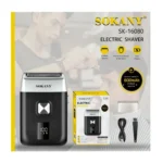 SOKANY SK-16080 Electric Shaver – Cordless Rechargeable Foil Shaver with Precision Trimmer
