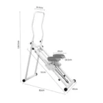 Vertical Climber Foldable Stair Stepper Exercise Machine – Full Body Cardio Trainer