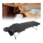 Aluminum Frame Portable Massage Table Bed with Face Hole – Adjustable Height SPA Bed
