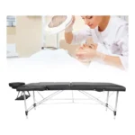 Aluminum Frame Portable Massage Table Bed with Face Hole – Adjustable Height SPA Bed