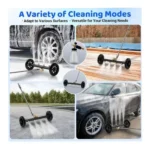 16-Inch 2-in-1 Pressure Washer Undercarriage Cleaner with Foam Cannon