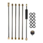16-Inch 2-in-1 Pressure Washer Undercarriage Cleaner with Foam Cannon
