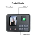 Yesido KM30 Smart Biometric Attendance Machine – 5-in-1 Face, Fingerprint, Palm Vein, Card & Password Time Clock with 2.8" LCD Display