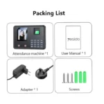 Yesido KM30 Smart Biometric Attendance Machine – 5-in-1 Face, Fingerprint, Palm Vein, Card & Password Time Clock with 2.8" LCD Display