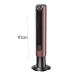 Tower Fan 40W With Remote Control, 3 Speeds, 8-Hour Timer & 80° Automatic Oscillation