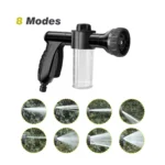 8-in-1 High-Pressure Foam Water Gun Sprayer for Garden & Car Washing