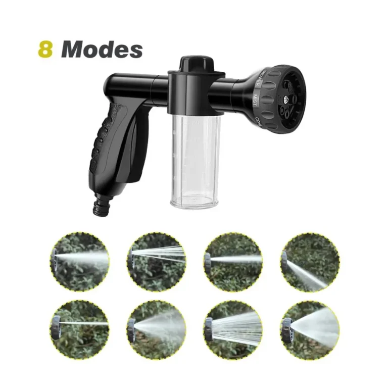 8-in-1 High-Pressure Foam Water Gun Sprayer for Garden & Car Washing
