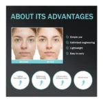 Age-R Booster-H Anti-Aging Facial Treatment Device – 5-Minute Home Skin Care, Black & Silver