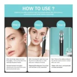 Age-R Booster-H Anti-Aging Facial Treatment Device – 5-Minute Home Skin Care, Black & Silver