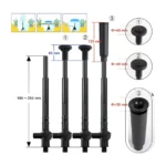 800L/h 16W Electric Submersible Fountain Water Pump – Aquarium, Pond & Decorative Water Pump