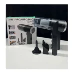 AS-228 3-in-1 Rechargeable Mini Vacuum Cleaner – 120W, 5000Pa Suction, Blower & Inflator, 1200mAh Battery