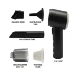 AS-228 3-in-1 Rechargeable Mini Vacuum Cleaner – 120W, 5000Pa Suction, Blower & Inflator, 1200mAh Battery