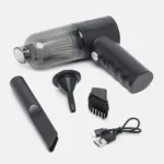 AS-228 3-in-1 Rechargeable Mini Vacuum Cleaner – 120W, 5000Pa Suction, Blower & Inflator, 1200mAh Battery