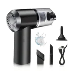 AS-228 3-in-1 Rechargeable Mini Vacuum Cleaner – 120W, 5000Pa Suction, Blower & Inflator, 1200mAh Battery