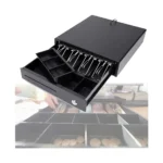 Cash Register Drawer – Heavy-Duty Steel POS Cash Drawer with Bill & Coin Compartments