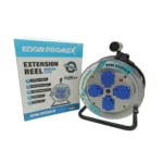 Edon Promax EPM-9525A-R 25m Industrial Extension Cable Reel – 4 Outlets