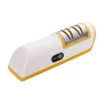 Rechargeable Electric Knife Sharpener – 2-Stage Sharpening, 6000–7000 RPM, USB Charging