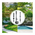 28W Submersible Fountain Pump with 3 Nozzle Attachments and Adjustable Water Flow