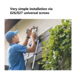 IMOU Bulb Camera 3MP 2K Wi-Fi Security Camera – E27 Pan & Tilt, AI Human & Vehicle Detection