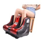 Shiatsu Foot, Calf & Leg Massager with Kneading, Rolling, Vibration & Heat