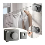 Retractable Clothesline 4m – Stainless Steel, Cloth Hanger Dryer line