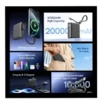 Oraimo PowerNova L21 20000mAh Power Bank OPB-7203C – 30W Fast Charging