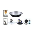 Portable Motorized Photography Display Stand – 360° Rotating Turntable, 8kg Capacity