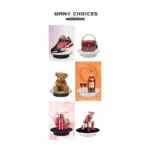 Portable Motorized Photography Display Stand – 360° Rotating Turntable, 8kg Capacity