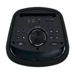 Sonashi SPS-8020R Dual 6.5-Inch Rechargeable Bluetooth Speaker, 40W, TWS, 2 UHF Wireless Microphones, Karaoke, FM Radio, Disco Lights
