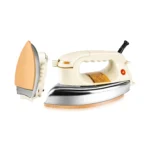 Sonifer SF-9022 Electric Dry Iron – 1000–1200W, Golden Non-Stick Soleplate, Adjustable Thermostat