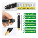 Brass High-Pressure Water Spray Gun for 1/2" Hose Pipe – Adjustable Jet Nozzle for Car Wash, Garden & Cleaning