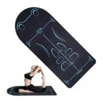 Exercise Mat for Ab Roller & Yoga – 7mm Thick Non-Slip TPE Workout Mat