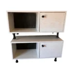 3FT Modern Floor-Standing TV Stand & Entertainment Unit – White