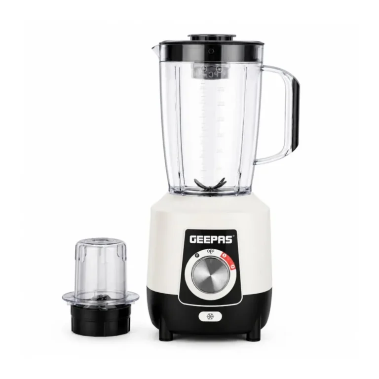Geepas GSB44027T 2-in-1 Blender 600W, 1.8L PC Jar with Grinder