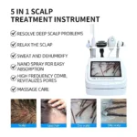 5-in-1 Scalp Analysis & Hair Care Machine – 10-Inch LCD Hair, Scalp & Skin Analyzer
