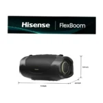 Hisense FlexBoom 80W Portable Bluetooth Speaker – Bluetooth 6.0, IP67 Waterproof & Dustproof, Auracast™, TWS, USB-C & Detachable Strap - Image 3