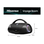 Hisense VoyageBoom 180W Portable Bluetooth Speaker – Bluetooth 6.0, IP67 Waterproof & Dustproof, 24H Playback, Massive Bass - Image 5