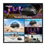 Hisense VoyageBoom 180W Portable Bluetooth Speaker – Bluetooth 6.0, IP67 Waterproof & Dustproof, 24H Playback, Massive Bass - Image 4