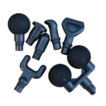 MDHL MD-8121 Double-Head Percussion Massage Gun – 30-Speed Handheld Body Massager with 7 Attachments & LCD Touch Screen