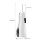 Rechargeable Water Flosser – Cordless Oral Irrigator with 200ml Water Tank & 4 Jet Tips