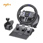 PXN V9 GEN2 Racing Steering Wheel – 270°/900° with 6+R Gear Shifter, Hall Effect Pedals & Paddle Shifters