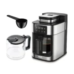 RAF R.196 1Litre 1050W Grind & Brew Coffee Maker With Grinder – Bean & Ground Coffee, Integrated Grinder