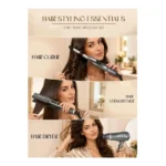 Sonashi SBS-800 3-in-1 Hair Dressing Set Hair Dryer, Hair Straightener & 19mm Curler, 2200W