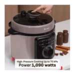 Tefal CY2116 Effi Cook 6L Multicooker Pressure Cooker 1090W, Non-Stick Pot, 70-Minute Timer