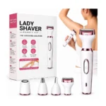 Lady Shaver Beauty Kit 4-in-1 Rechargeable Electric Hair Remover for Women – Face and Body Grooming Kit